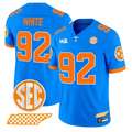 Reggie White Jersey #92 Tennessee Volunteers Blue Blaze Edition Stitched