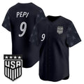 Ricardo Pepi Jersey #9 USMNT 2026 World Cup Vapor Baseball Stitched