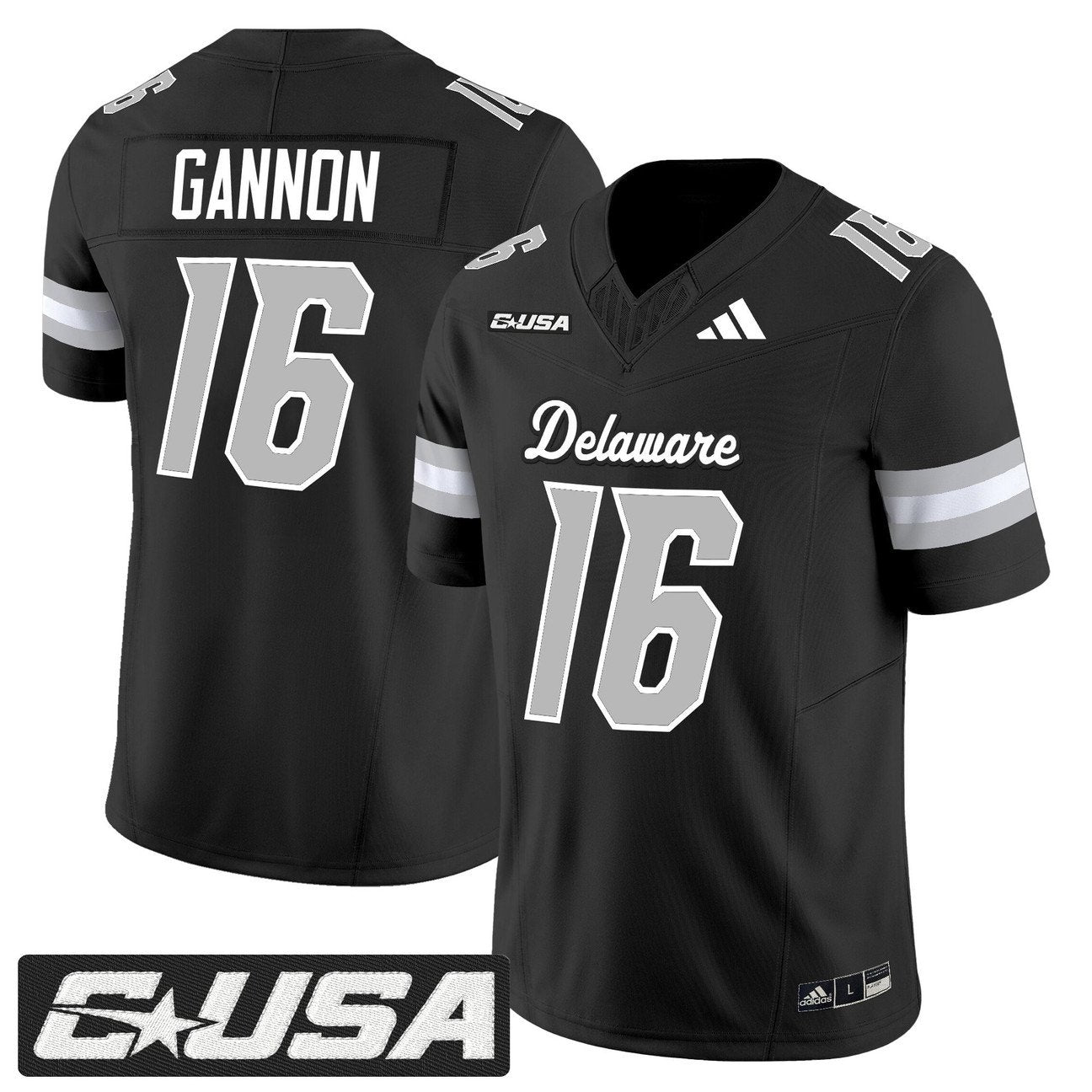 Rich Gannon Jersey #16 Delaware Blue Hens 2025 Vapor Limited Stitched