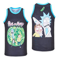 Rick And Morty Secretagent Movie Basketball Jersey Black