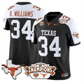 Ricky Williams Jersey #34 Texas 2025 State Map Citrus Bowl Champions Stitched
