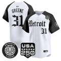 Riley Greene Jersey #31 Detroit Tigers Gothic Edition Vapor Stitched