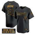 Riley Greene Jersey #31 Detroit Tigers Motor Gothic Edition Stitched