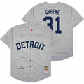 Riley Greene Jersey #31 Detroit Tigers Throwback Cooperstown Stitched