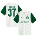 Riquelme #37 Palmeiras 2025-26 Away Match Jersey – White