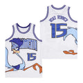Road Runner #15 Movie Basketball Jersey White