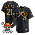 Roberto Clemente Jersey #21 Pittsburgh Pirates One Piece Premier Stitched