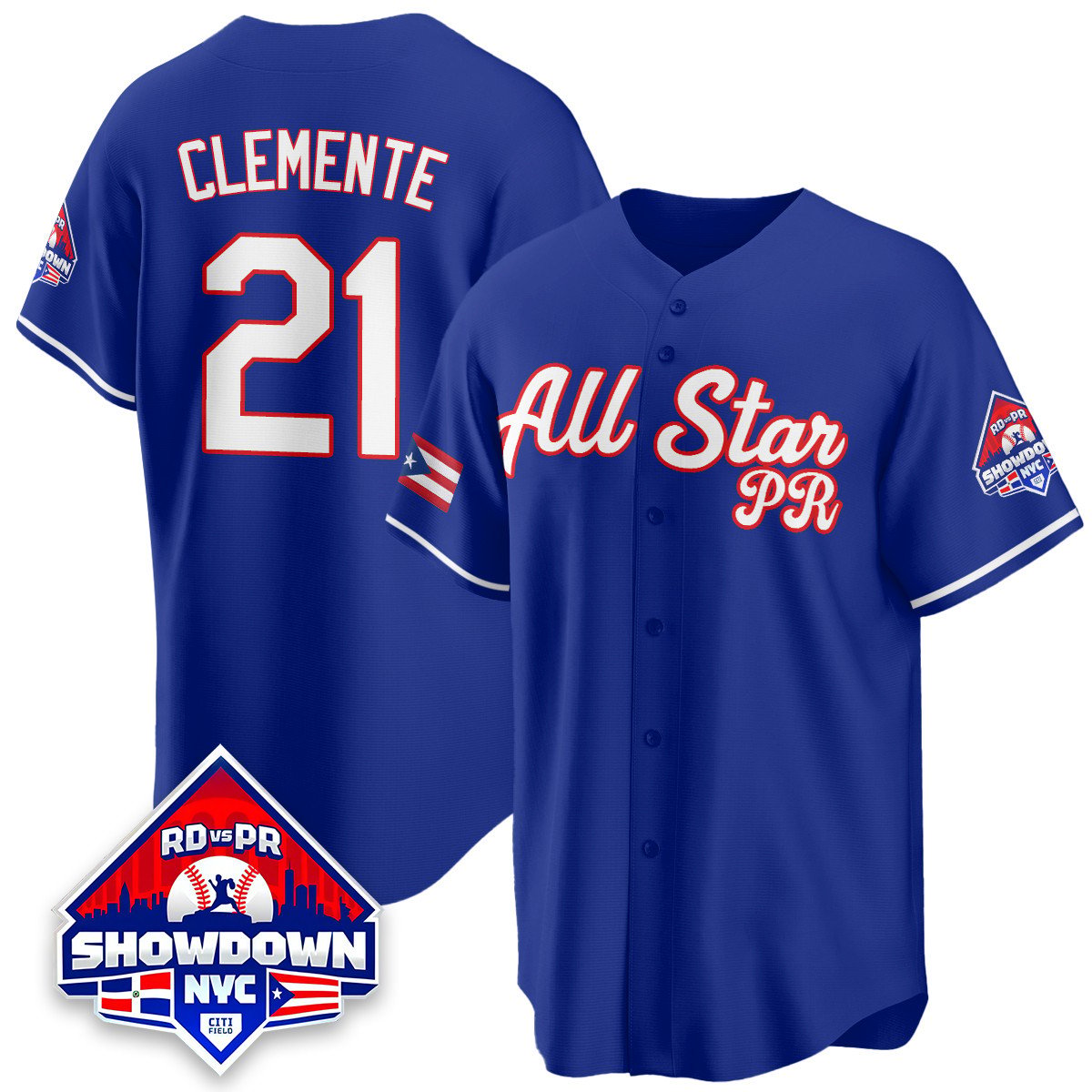 Roberto Clemente Jersey #21 Puerto Rican Baseball All-Star 2025 Stitched