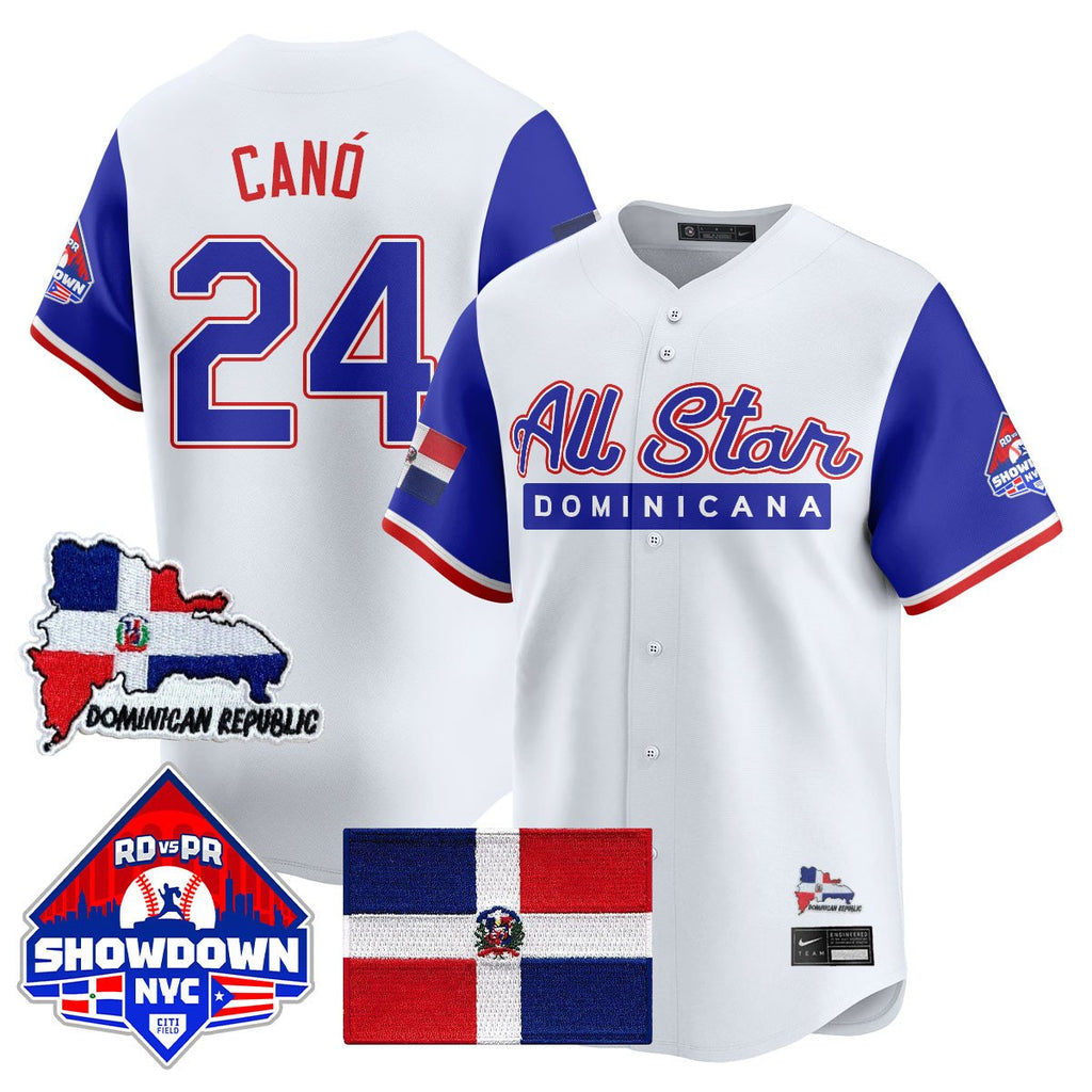 Robinson Canó Jersey #24 Dominican Republic Baseball All-Star 2025