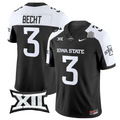 Rocco Becht Jersey #3 Iowa State Cyclones 2025 Limited Stitched Black Alter