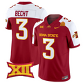 Rocco Becht Jersey #3 Iowa State Cyclones 2025 Limited Stitched Cardinal Alter