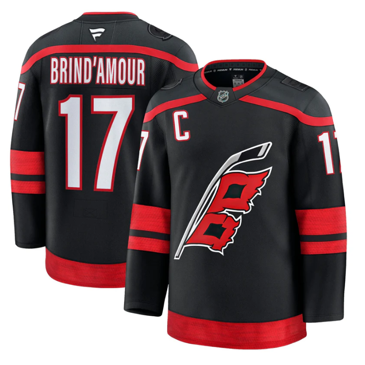 Rod Brind'Amour Jersey #17 Carolina Hurricanes 2025 - 26 Premium
