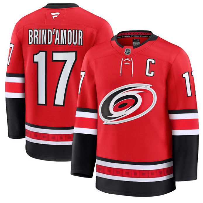 Rod Brind'Amour Jersey #17 Carolina Hurricanes Premium All Stitched Black