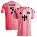 Rodrigo De Paul #7 Inter Miami CF 2025 Euforia Men Jersey – Light Pink