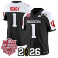 Roman Hemby Jersey #1 Hoosiers 2025 National Champions 2026 Patch Stitched