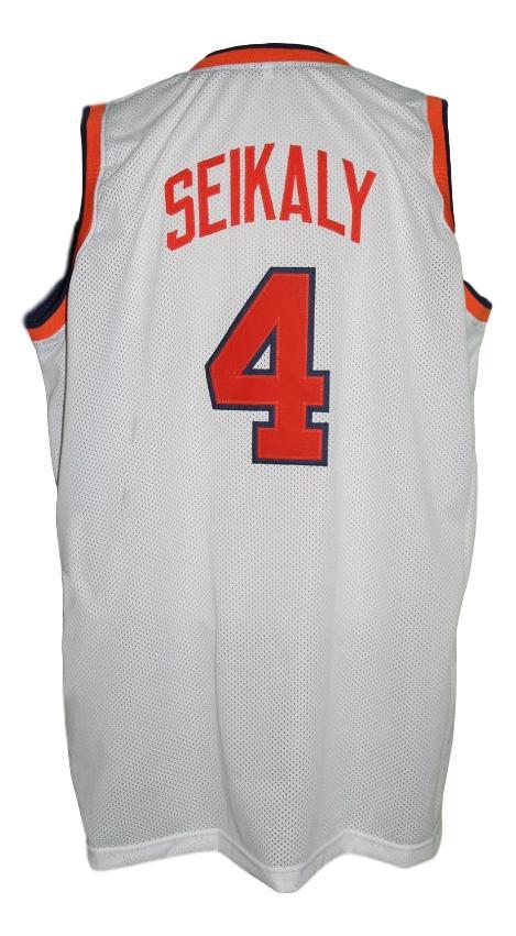 Ron Seikaly Jersey #4 Syracuse College Basketball Sewn White