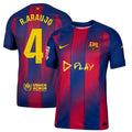 Ronald Araujo #4 FC Barcelona x Ed Sheeran 2025-26 Home Match Jersey – Red blue