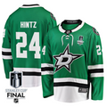 Roope Hintz 24 Dallas Stars 2025 STANLEY CUP Final Patch Home Men Jersey Black