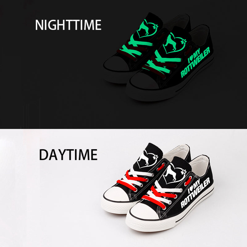 Rottweiler Canvas Sneakers Shoes For Men Women Fans