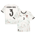 Rúben Dias 3 Portugal National Team 2025-26 Away Men Jersey – White