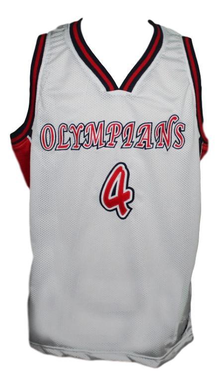 Russell Westbrook Jersey #4 Olympians HS Basketball Sewn White