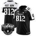 Rust Born Jersey #812 Indiana Hoosiers Gothic Big 10 Champions Stitched