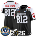 Rust Born Jersey #812 Indiana Hoosiers United States 250th 2026 Stitched