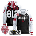 Rust Born Pullover Hoodie #812 Hoosiers 2025 National Champions Stitched