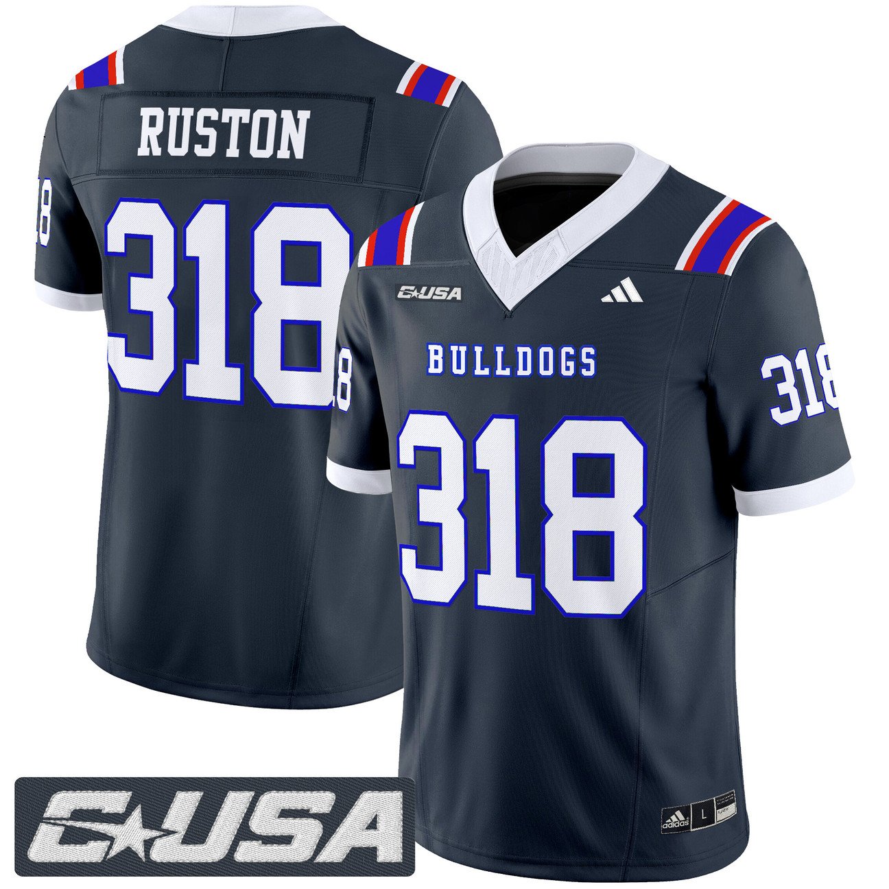 Ruston Jersey #318 Louisiana Tech Bulldogs 2025 Vapor Limited Stitched