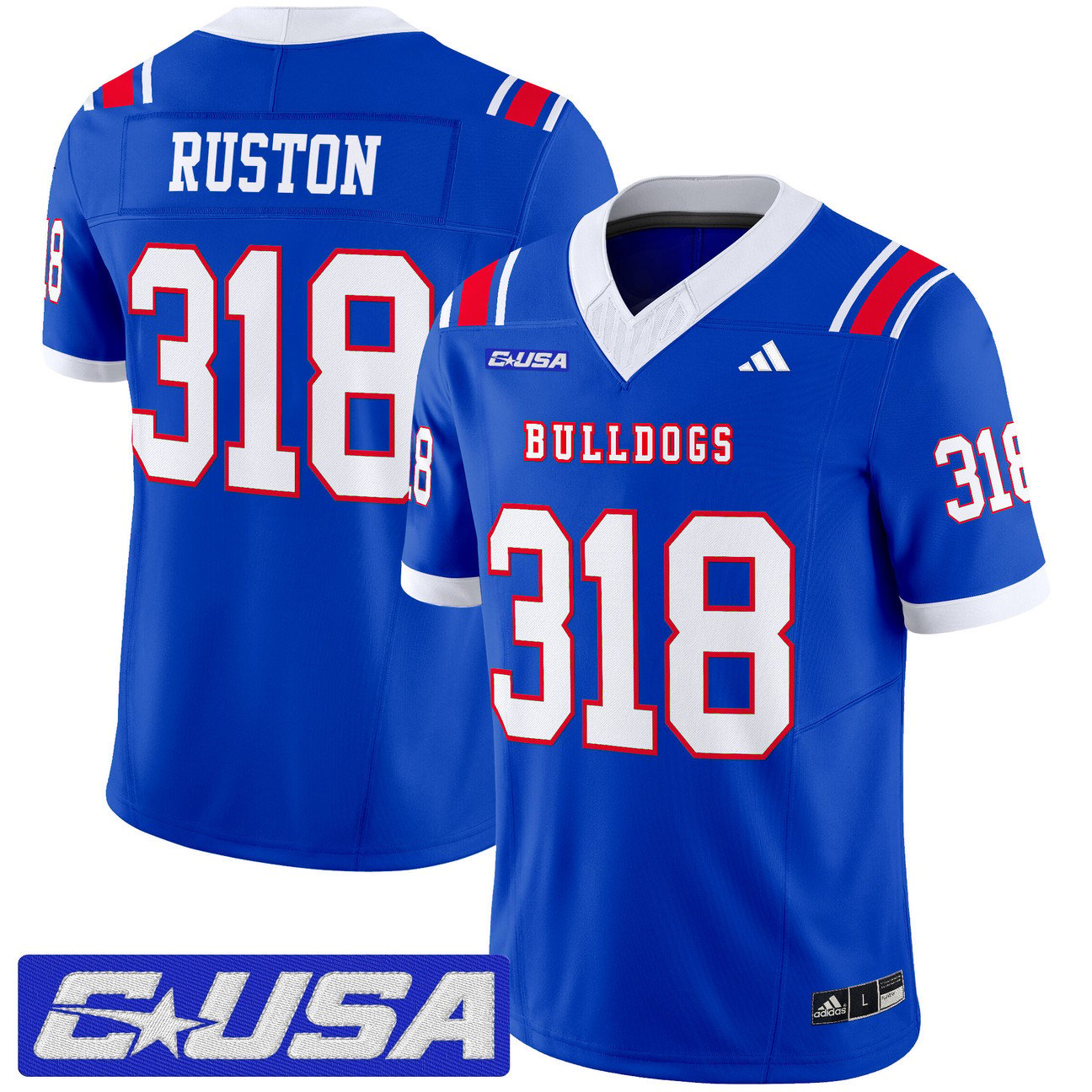 Ruston Jersey #318 Louisiana Tech Bulldogs 2025 Vapor Limited Stitched