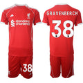 Ryan Gravenberch Jersey #38 Liverpool Red Home 2025-26 Soccer Suit