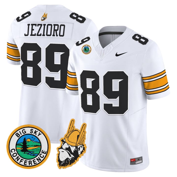 Ryan Jezioro Jersey #89 Idaho Vandals 1975 Throwback Limited Stitched