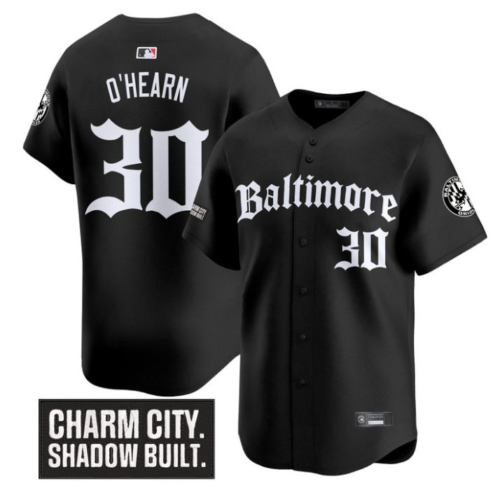 Ryan O'Hearn Jersey #30 Baltimore Orioles Gothic Harbor Edition