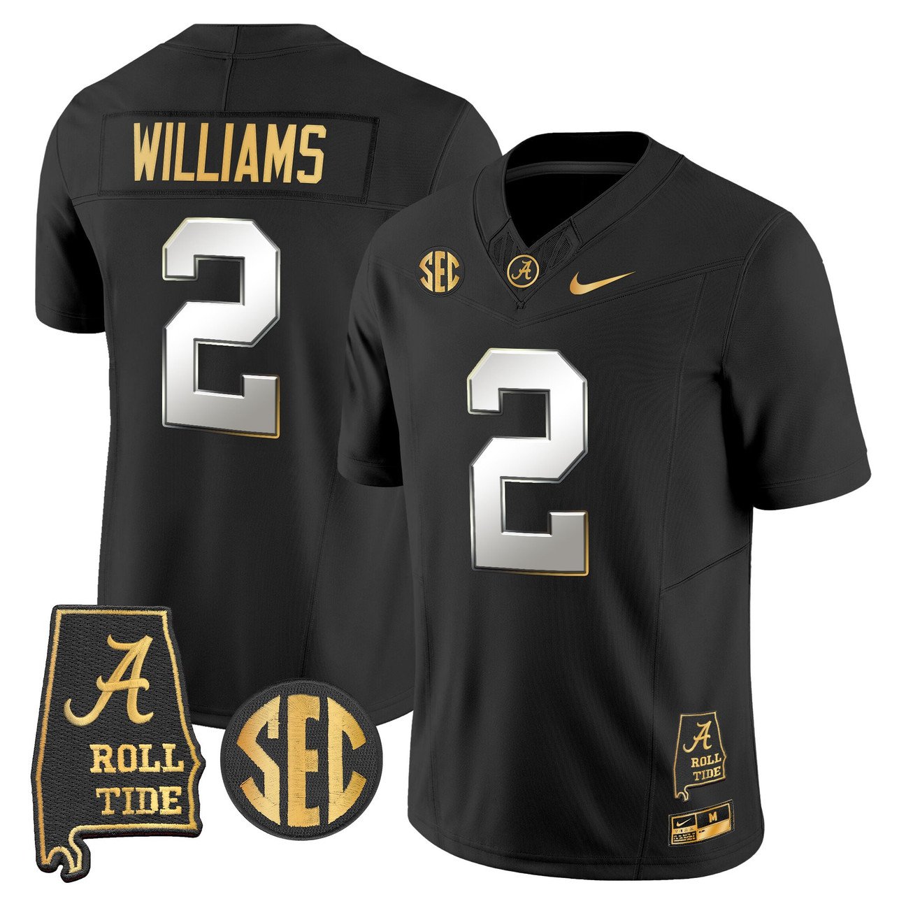Ryan Williams Jersey #2 Alabama Crimson Tide 2025 Vapor Stitched