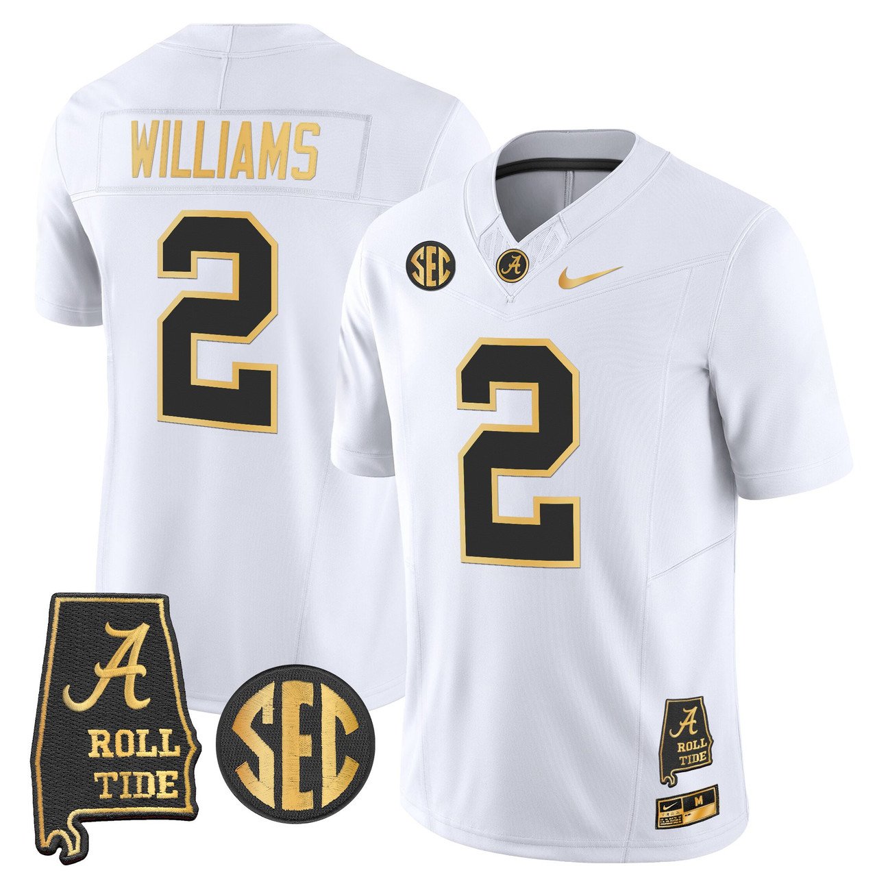 Ryan Williams Jersey #2 Alabama Crimson Tide 2025 Vapor Stitched