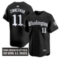Ryan Zimmerman Jersey #11 Washington Nationals Gothic Capitol Edition