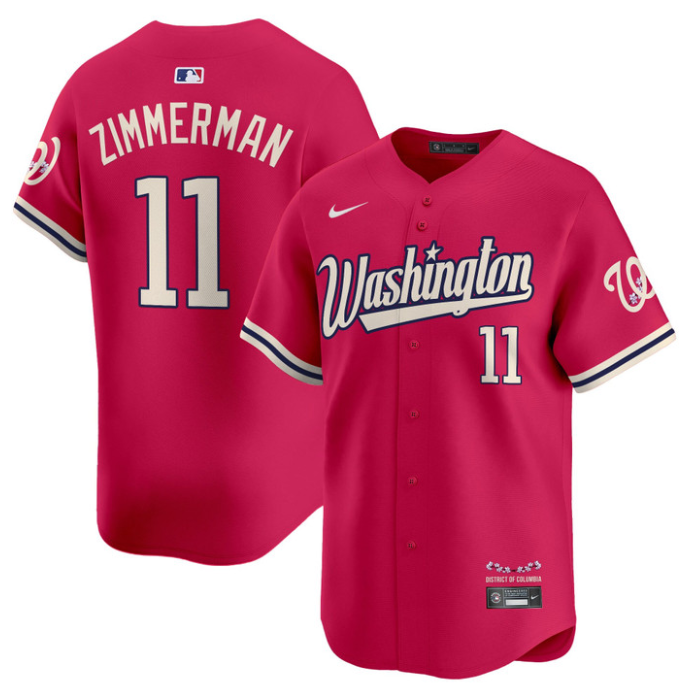 Ryan Zimmerman Jersey #11 Washington Nationals Vapor Limited All Stitched