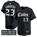 Ryne Sandberg Jersey #23 Chicago Cubs Gothic North Side Edition Vapor Limited Stitched