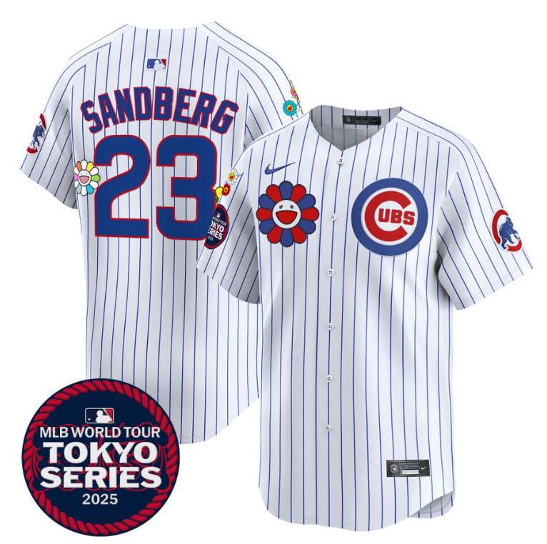 Ryne Sandberg Jersey #23 Chicago Cubs Tokyo Series 2025 Vapor Premier Limited Stitched