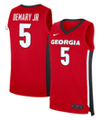 Silas Demary Jr Jersey #5 Georgia Bulldogs NIL Basketball Red