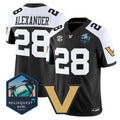 Sedrick Alexander Jersey #28 Vanderbilt Commodores 2025 ReliaQuest Bowl