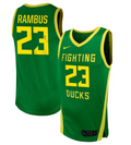 Sarah Rambus Jersey #23 Oregon Ducks NIL Basketball Green
