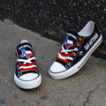 SAN ANTONIO Rican Canvas Sneakers Shoes For Men Women Fans