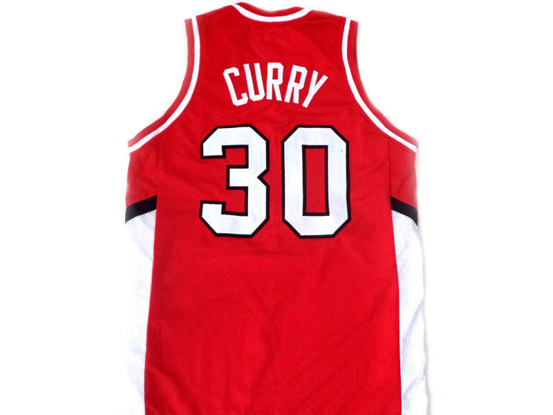 Stephen Curry Jersey #30 Davidson College Wildcats New Basketball Red