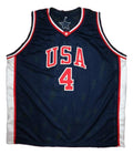 Steve Smith Jersey #4 Team USA Basketball Sewn Navy Blue
