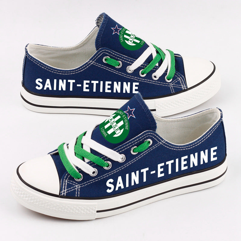 Saint Etienne Low Top Canvas Sport Sneakers Shoes For Men Women Fans