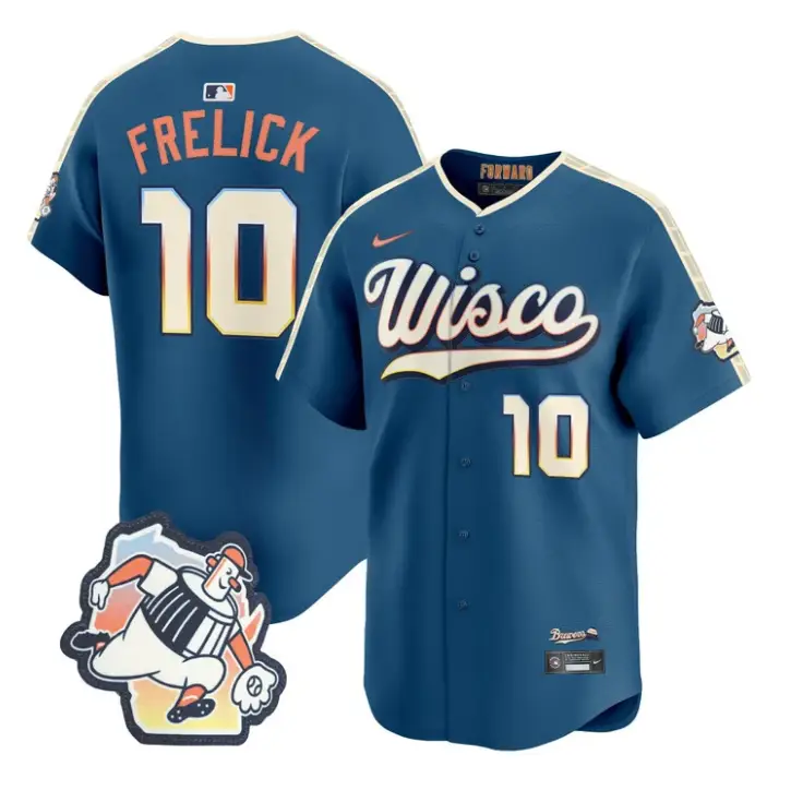 Sal Frelick Jersey #10 Milwaukee Brewers 2026 City Connect Premier Stitched