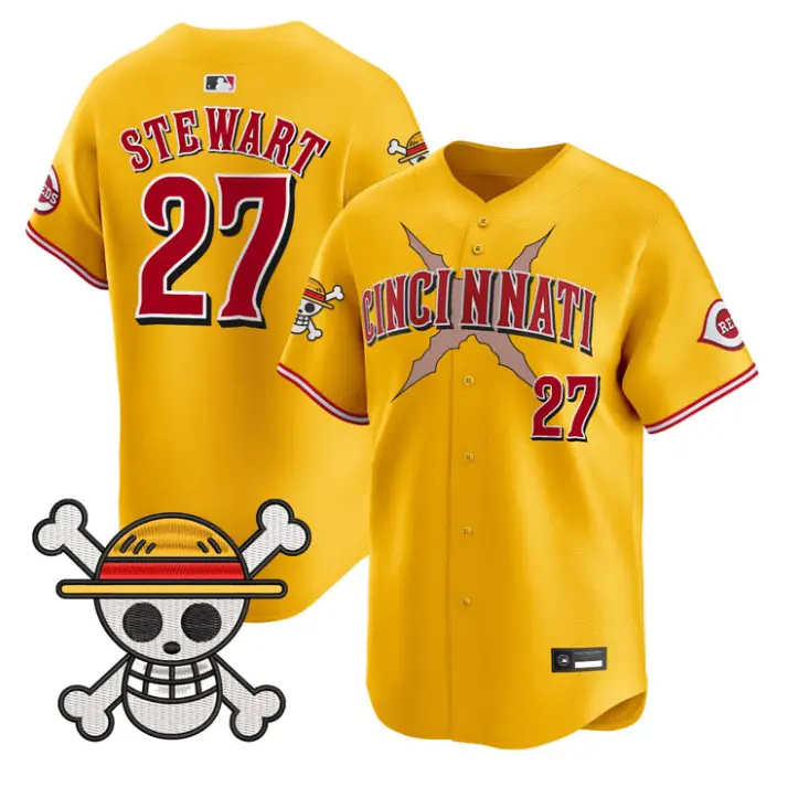 Sal Stewart Jersey #27 Cincinnati Reds One Piece Premier Stitched