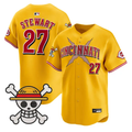 Sal Stewart Jersey #27 Cincinnati Reds One Piece Premier Stitched