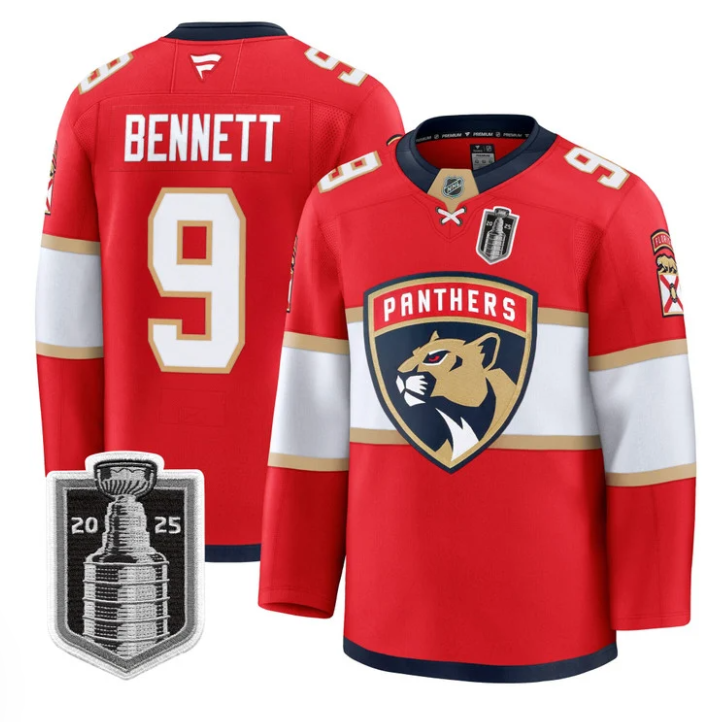 Sam Bennett Jersey #9 Florida Panthers 2025 Stanley Cup Final Stitched Blue